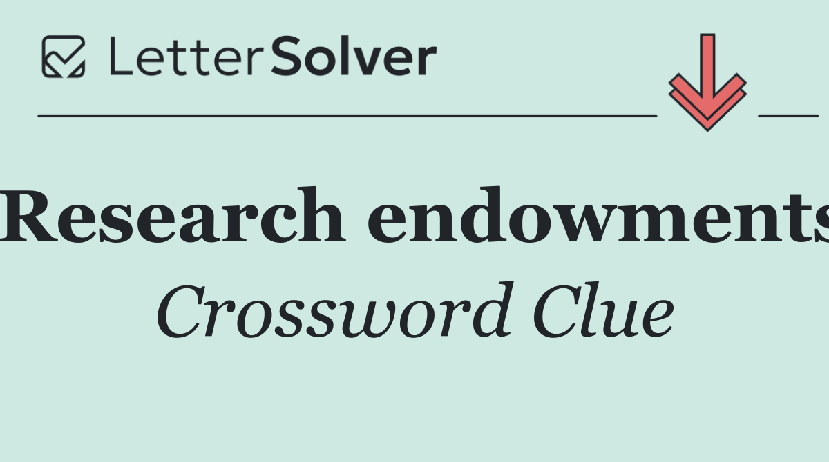 Research endowments