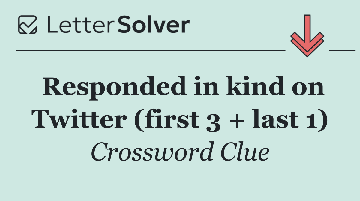 Responded in kind on Twitter (first 3 + last 1)