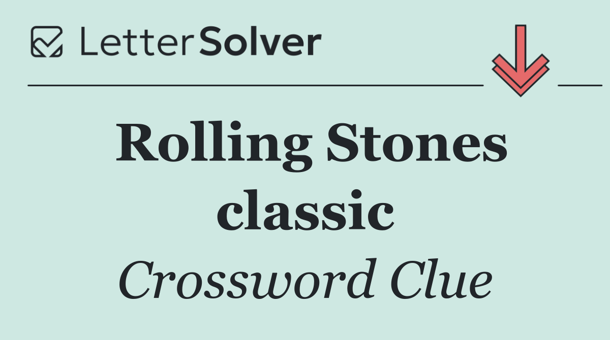 Rolling Stones classic