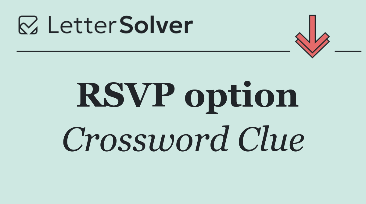 RSVP option