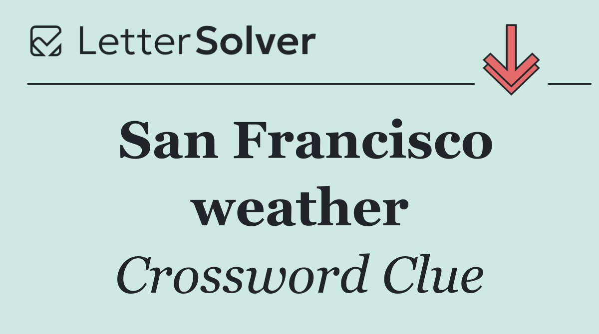 San Francisco weather