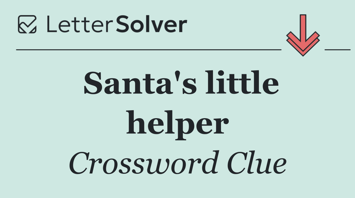 Santa's little helper