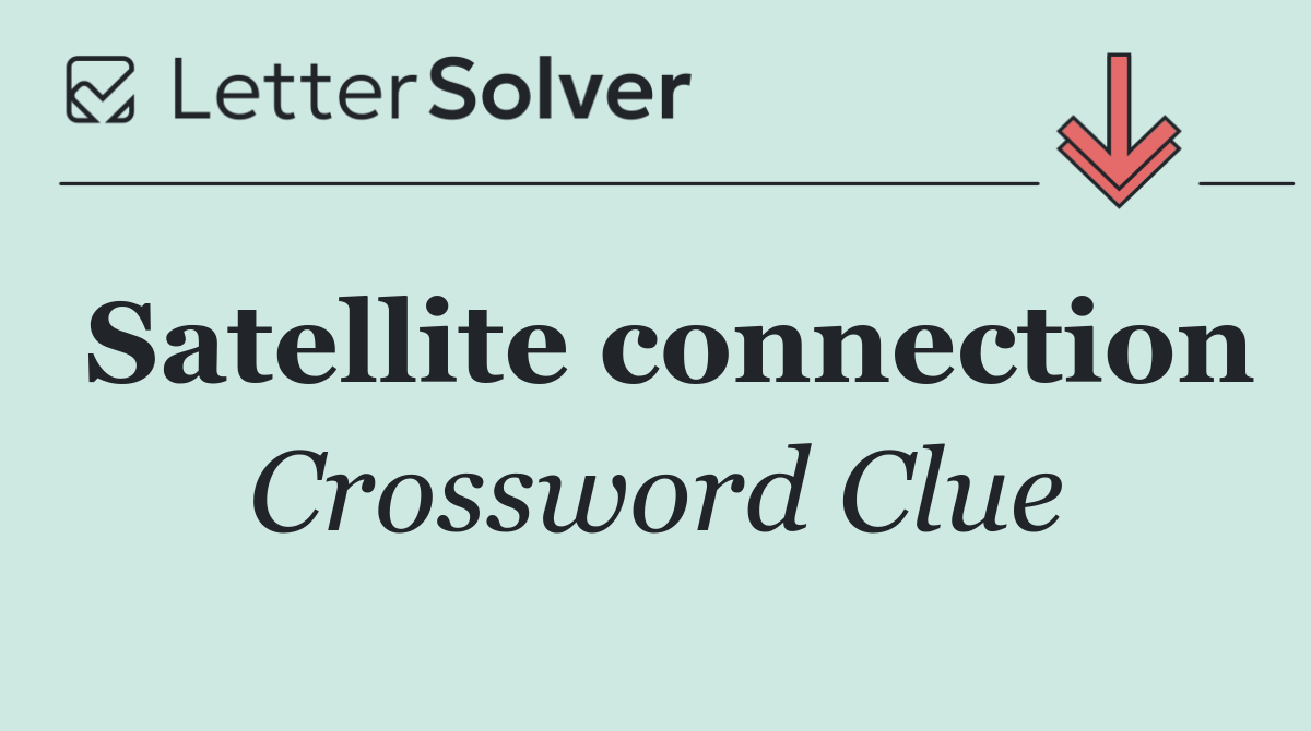 Satellite connection