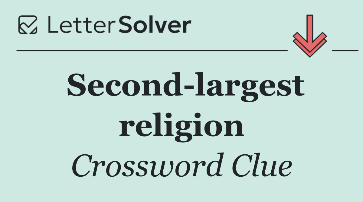 Second largest religion
