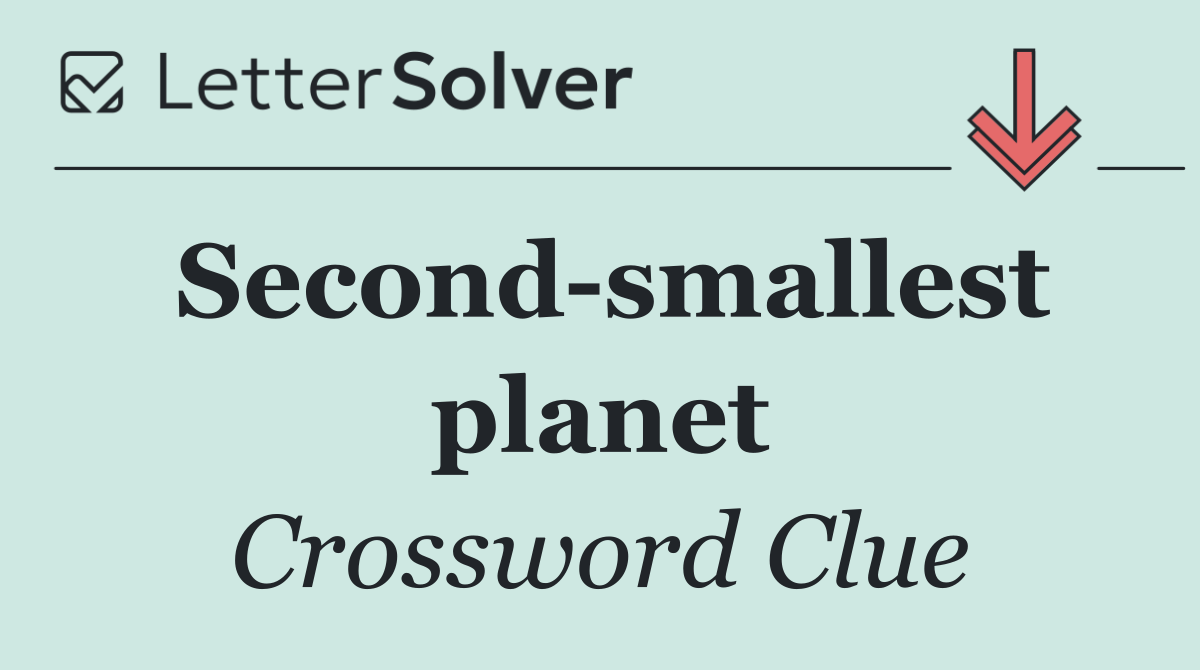 Second smallest planet