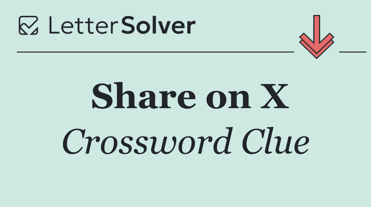 Share on X