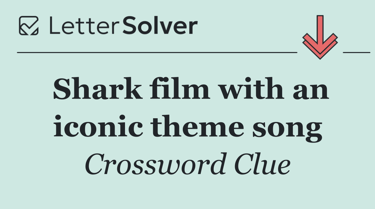 Shark film with an iconic theme song