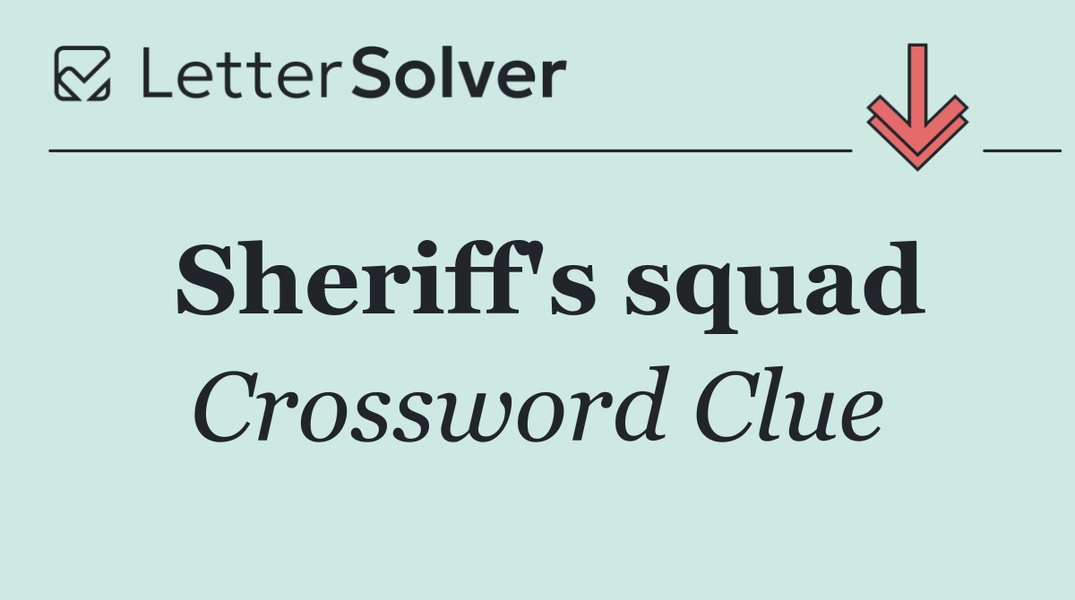 Sheriff's squad