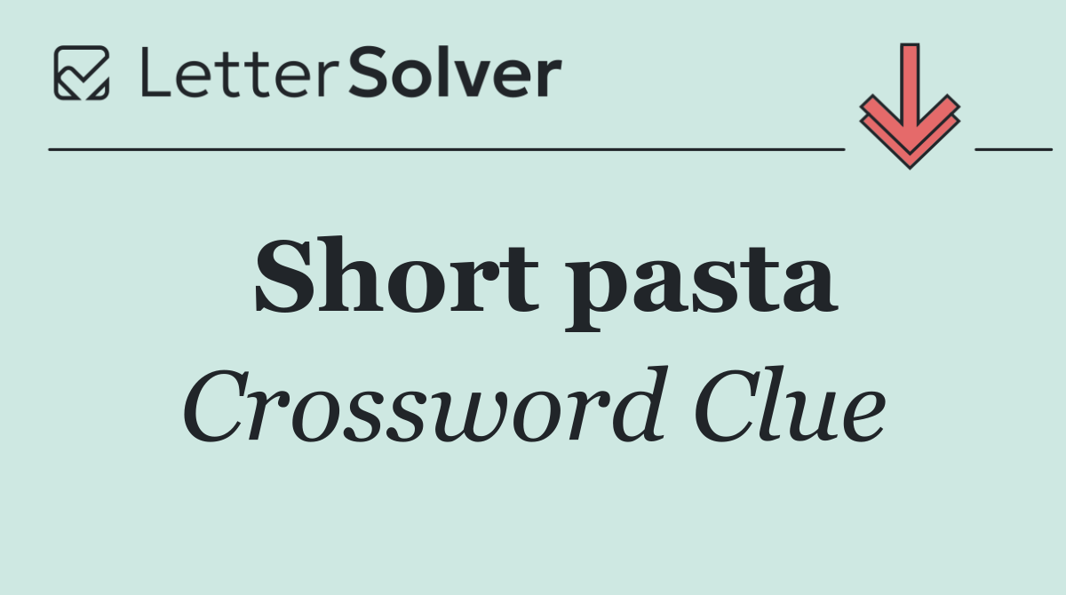 Short pasta