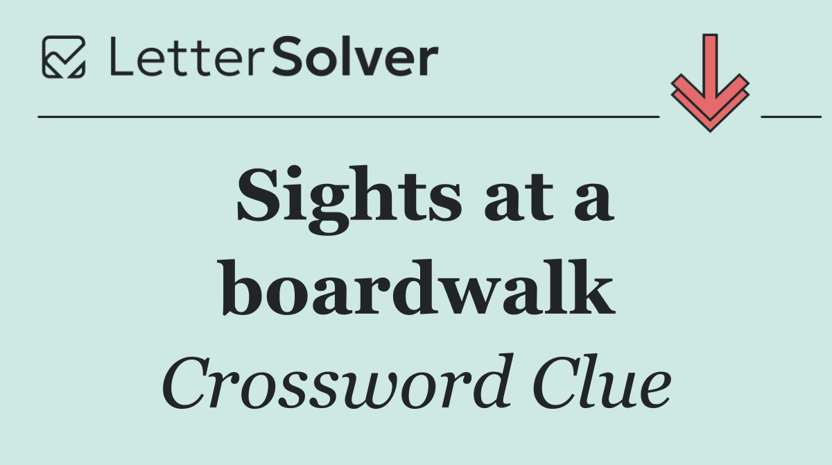 Sights at a boardwalk