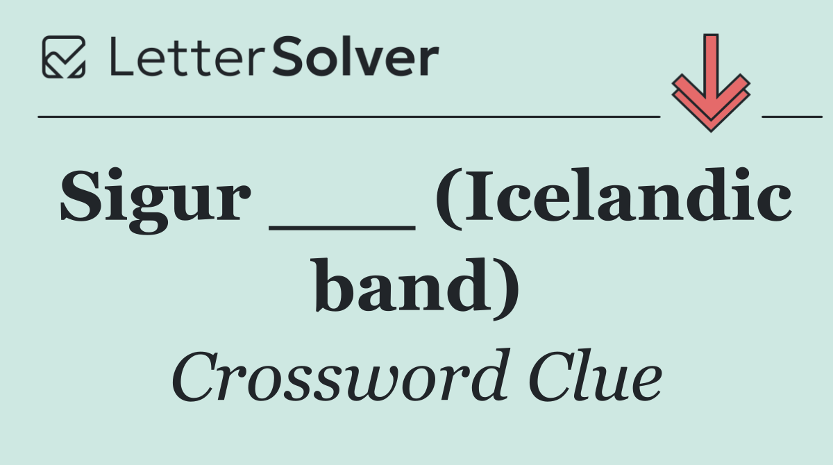 Sigur ___ (Icelandic band)