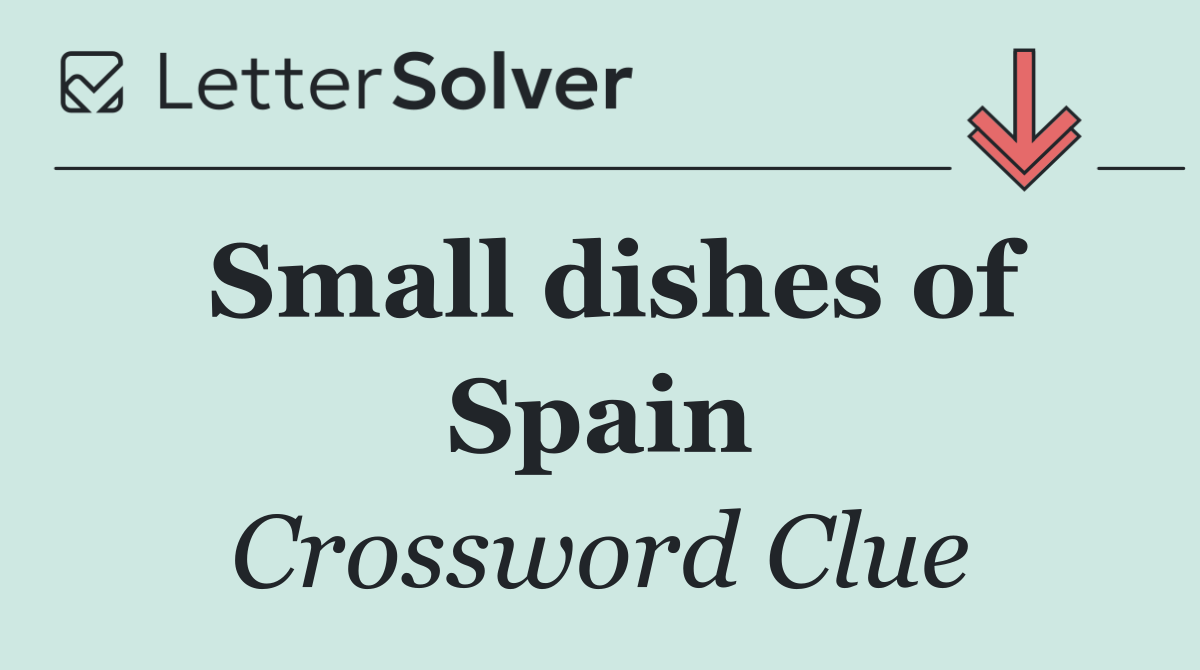 Small dishes of Spain