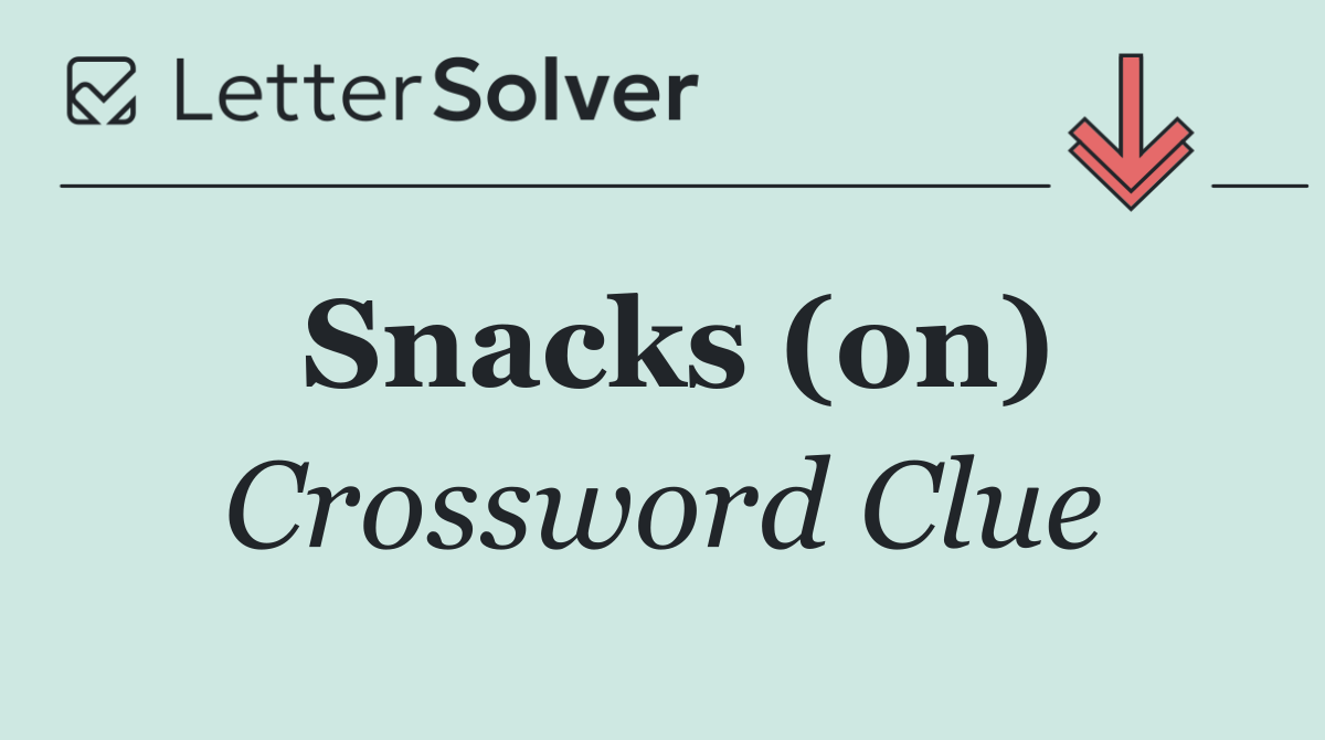 Snacks (on)