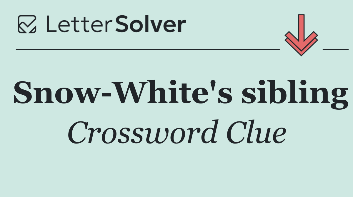 Snow White's sibling