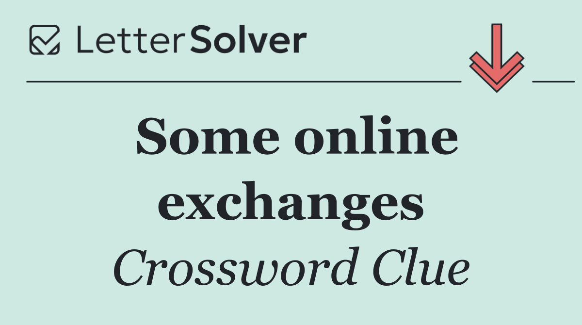 Some online exchanges