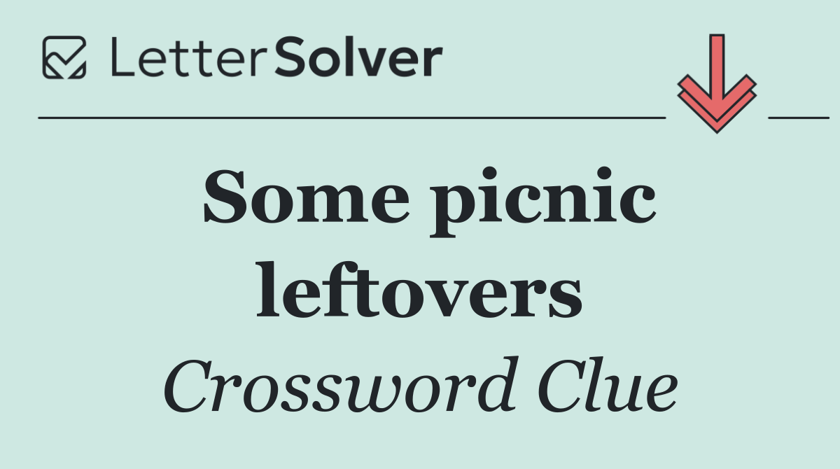 Some picnic leftovers