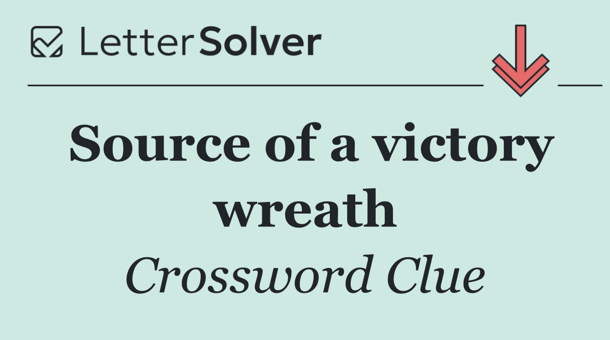 Source of a victory wreath