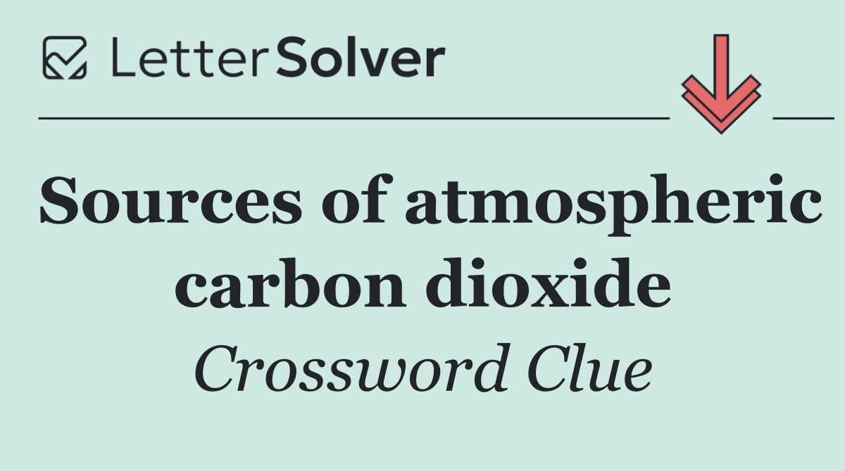 Sources of atmospheric carbon dioxide