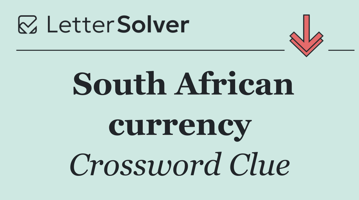 South African currency