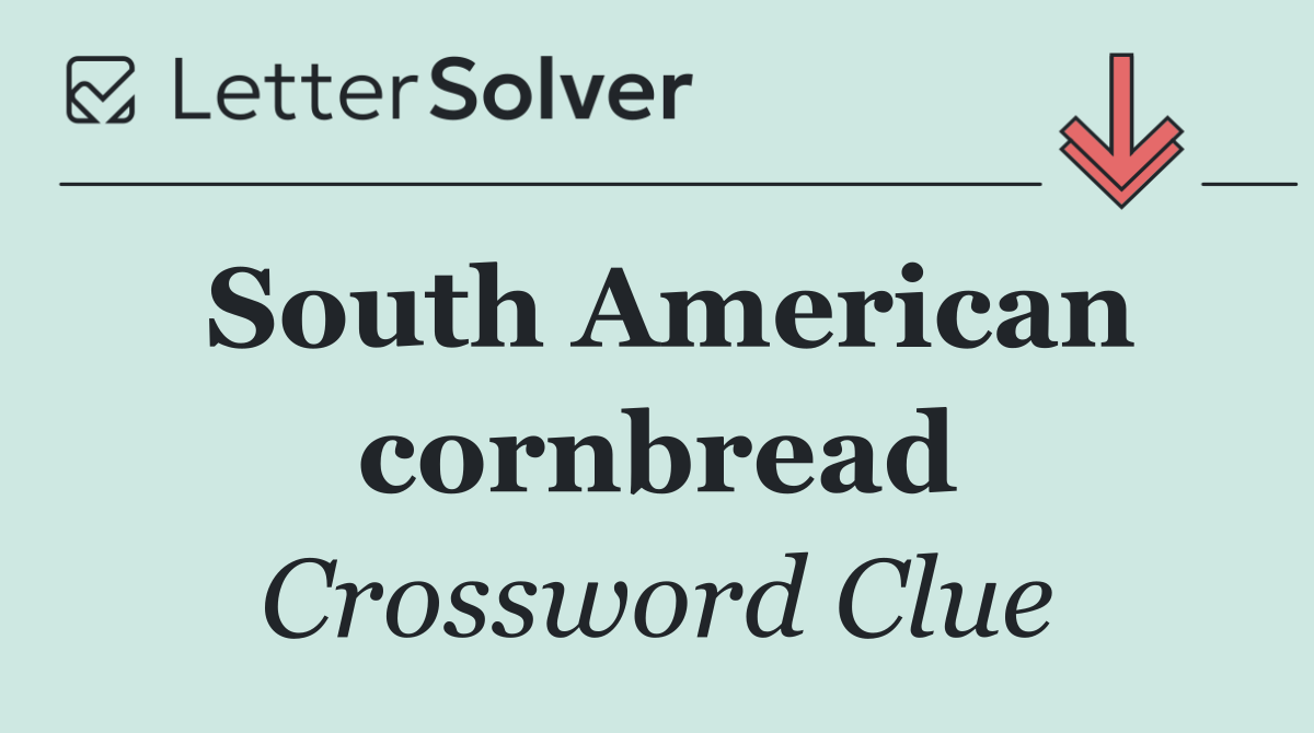 South American cornbread