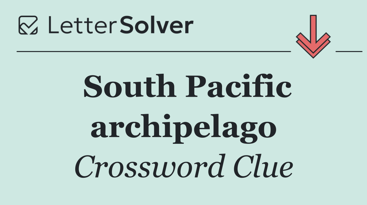 South Pacific archipelago