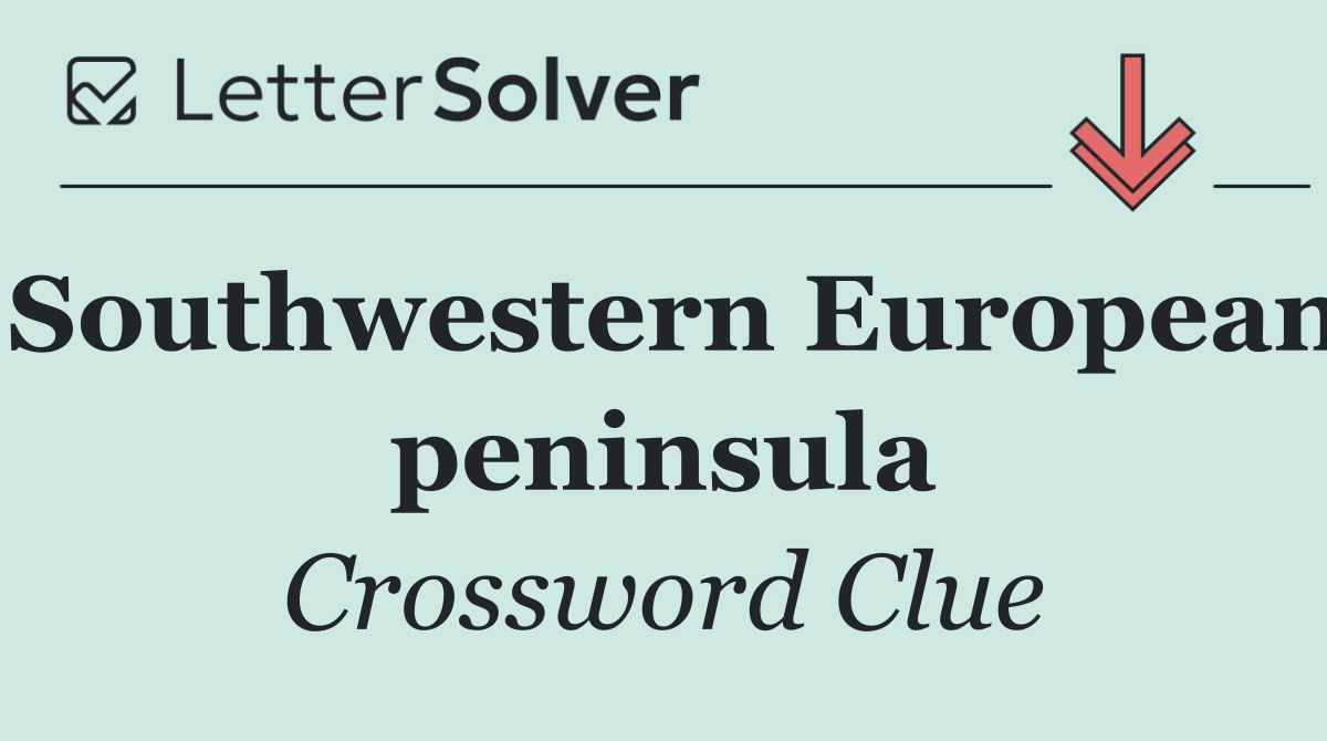 Southwestern European peninsula