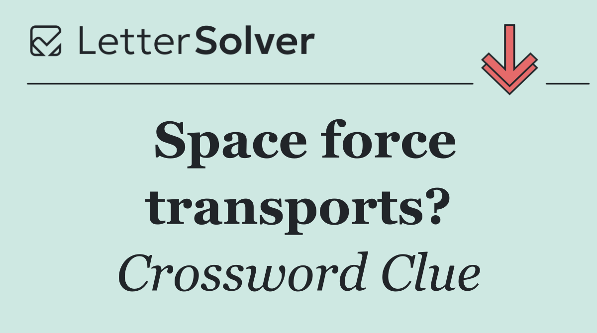 Space force transports?