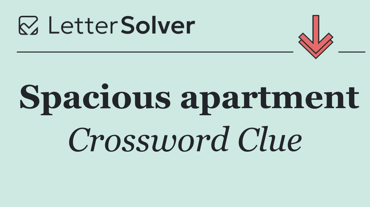 Spacious apartment