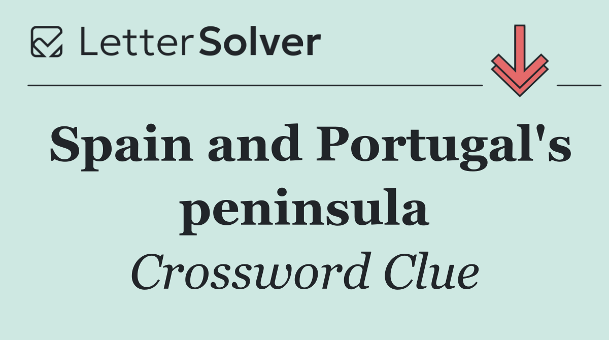 Spain and Portugal's peninsula