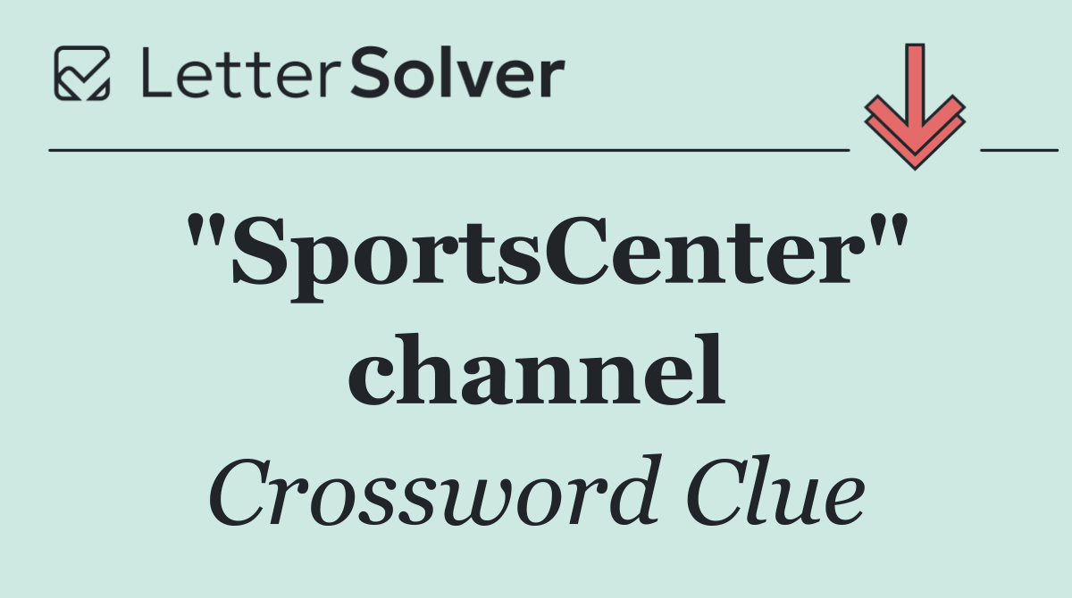 "SportsCenter" channel