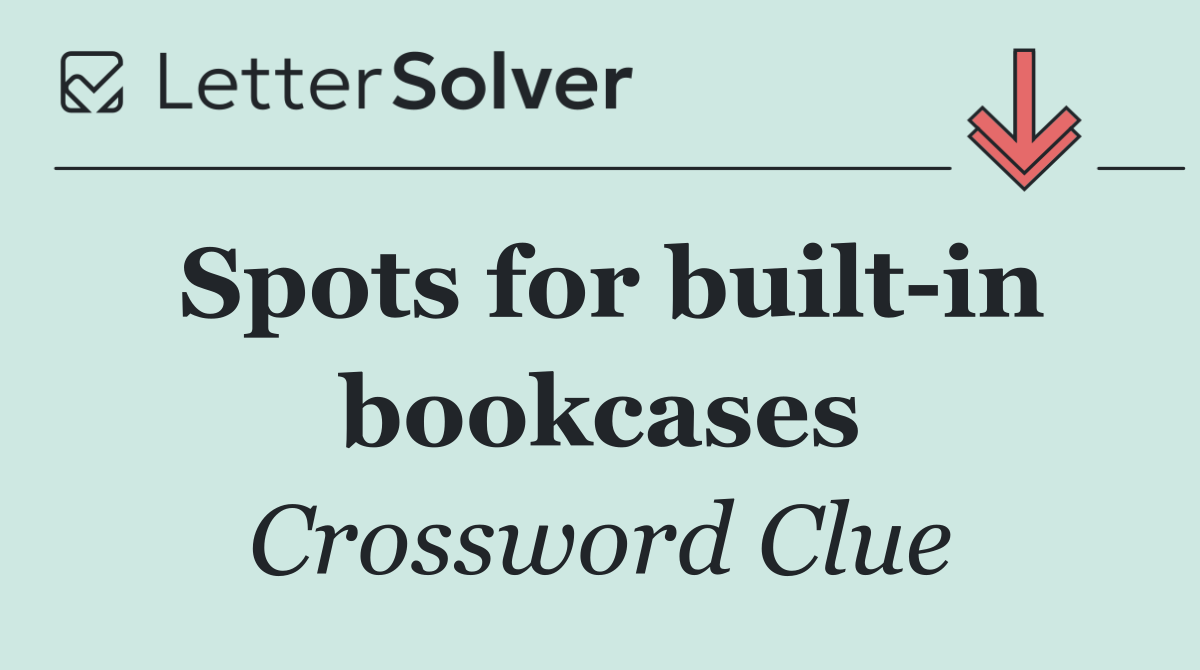 Spots for built in bookcases