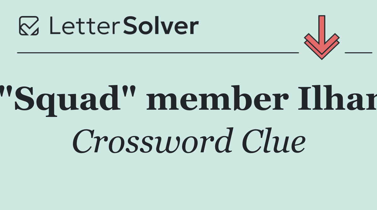 "Squad" member Ilhan