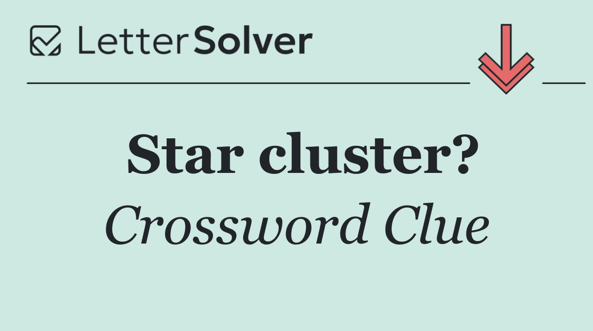 Star cluster?