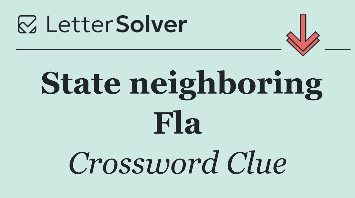 State neighboring Fla