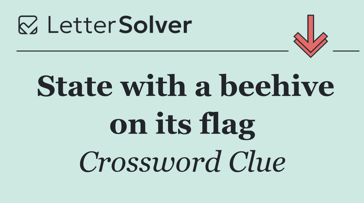 State with a beehive on its flag