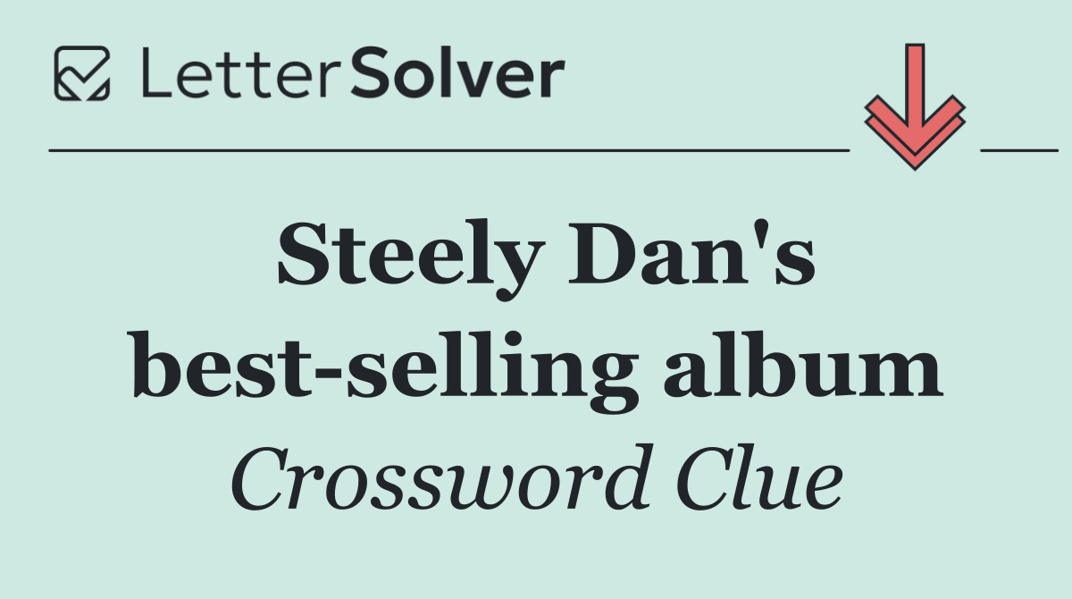 Steely Dan's best selling album