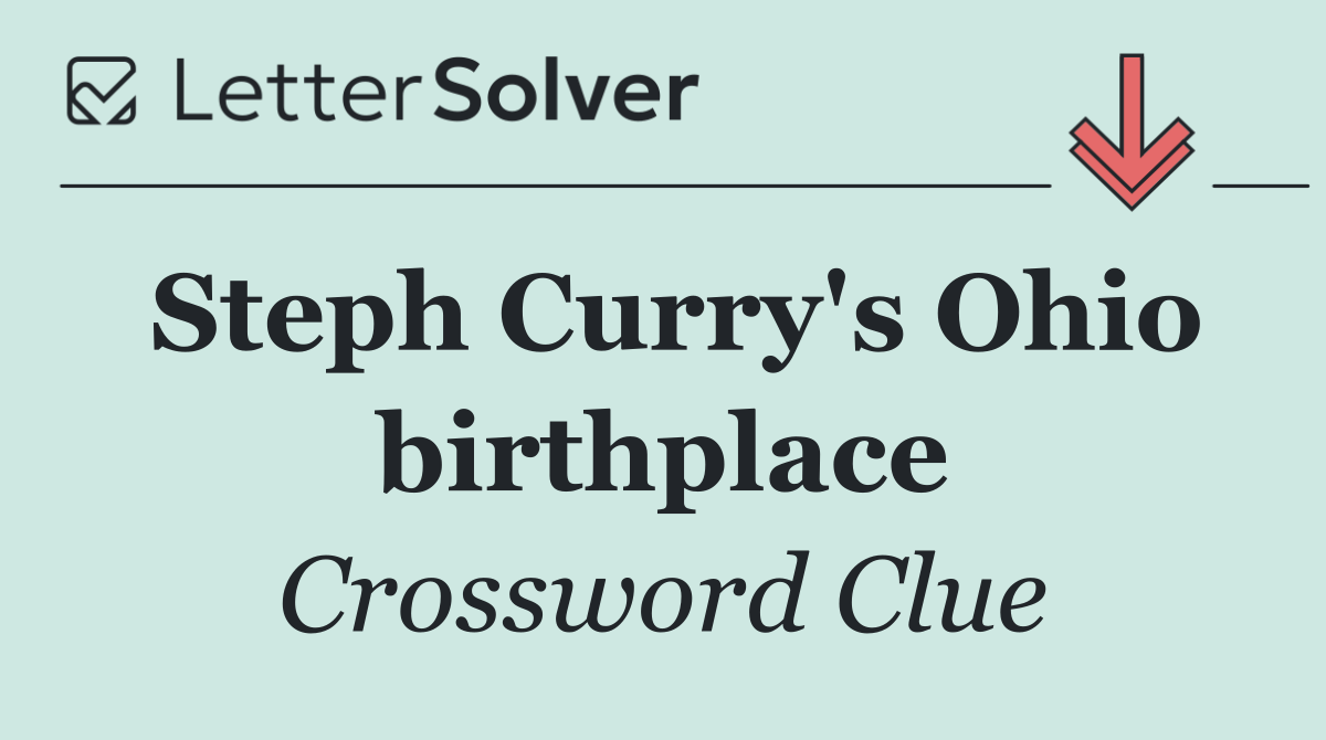 Steph Curry's Ohio birthplace