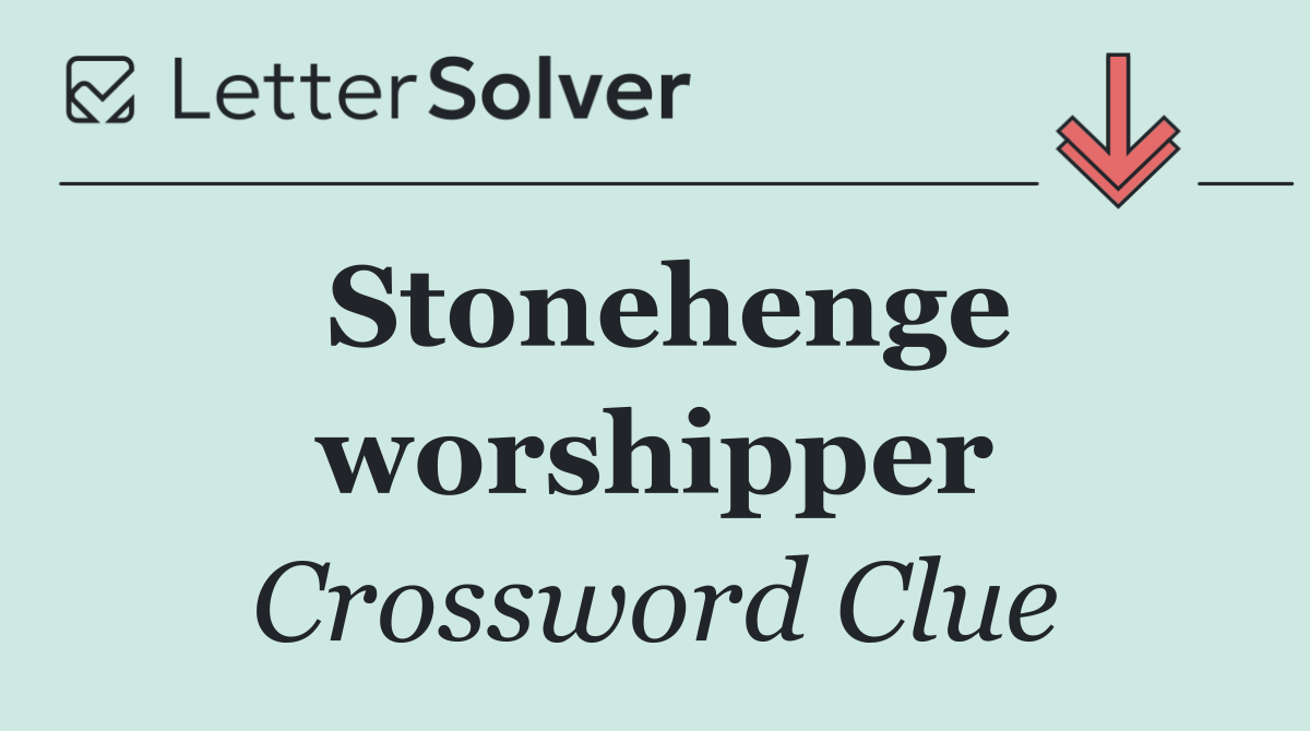 Stonehenge worshipper