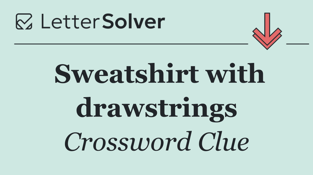 Sweatshirt with drawstrings