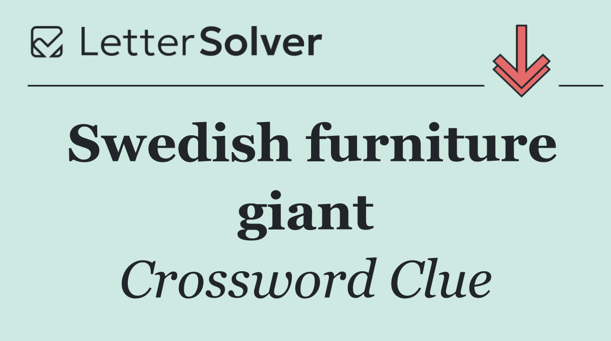 Swedish furniture giant