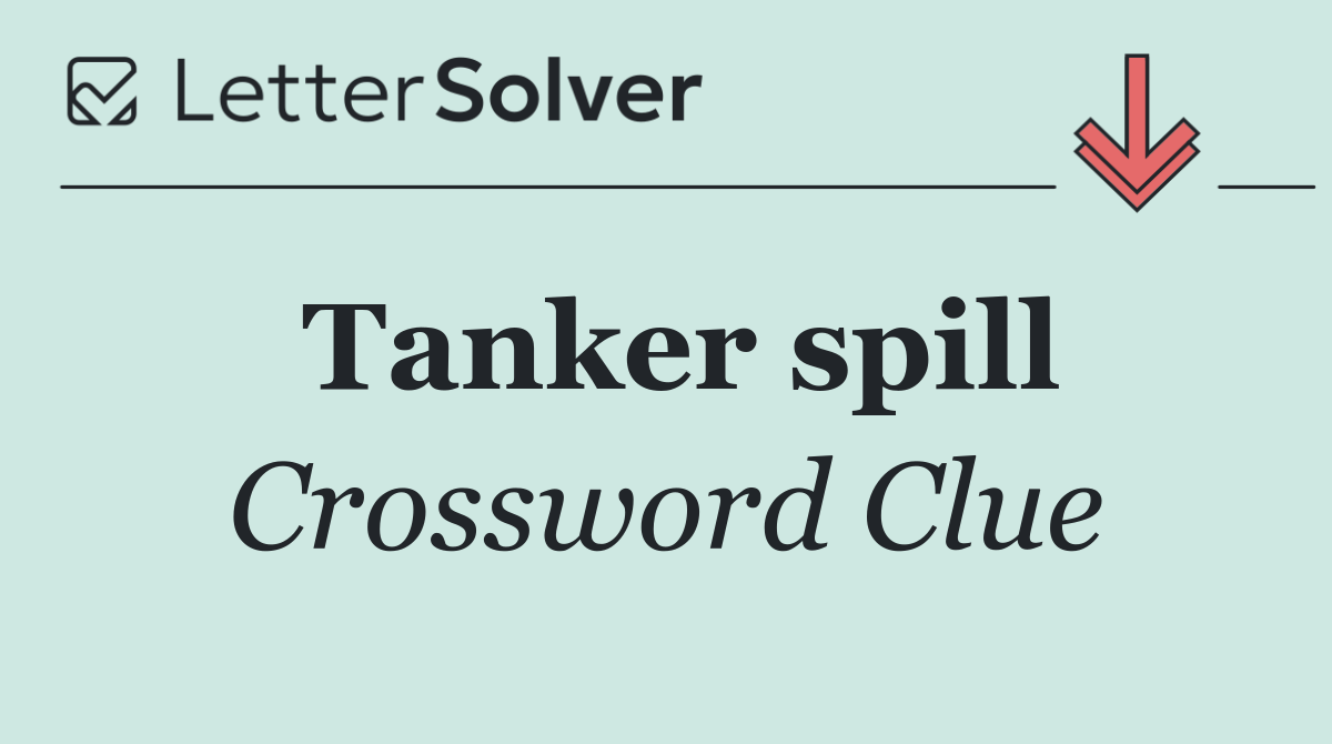Tanker spill