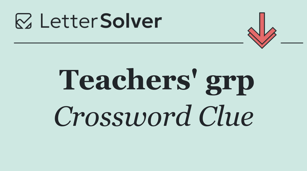 Teachers' grp