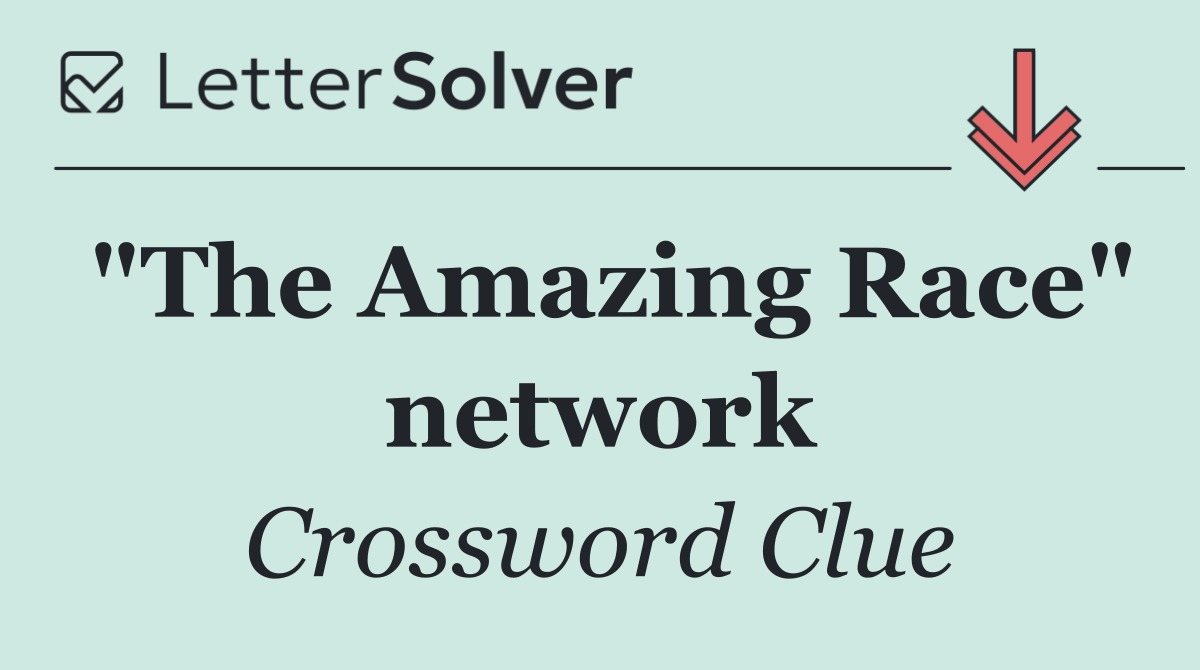 "The Amazing Race" network