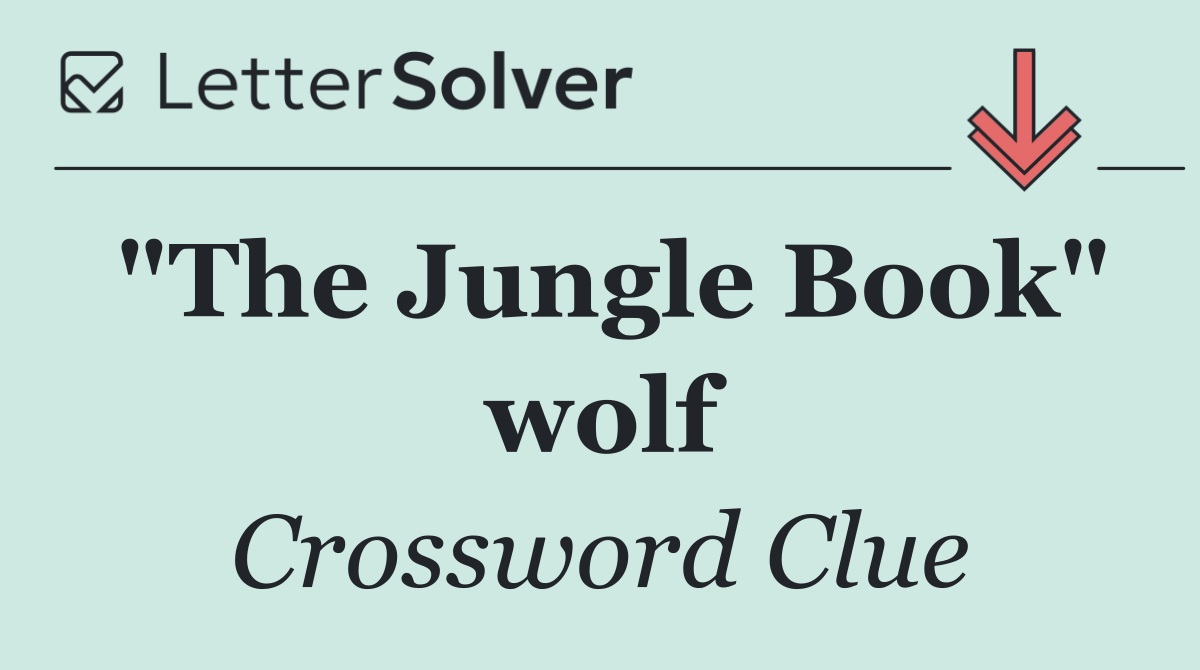 "The Jungle Book" wolf
