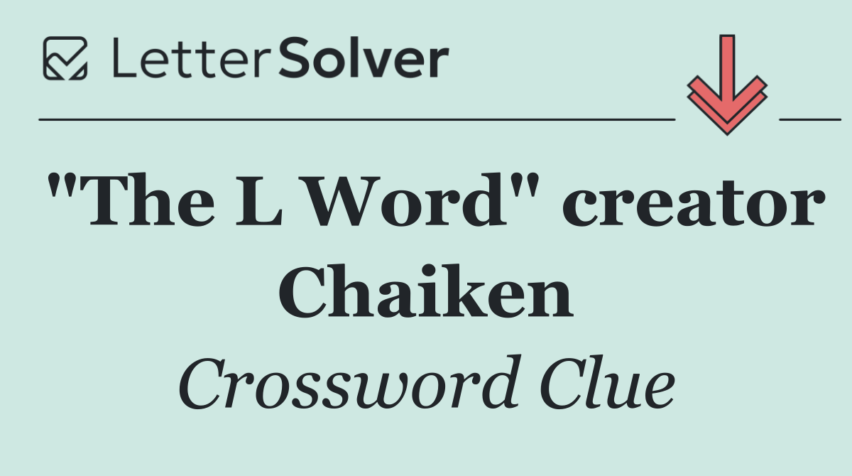 "The L Word" creator Chaiken