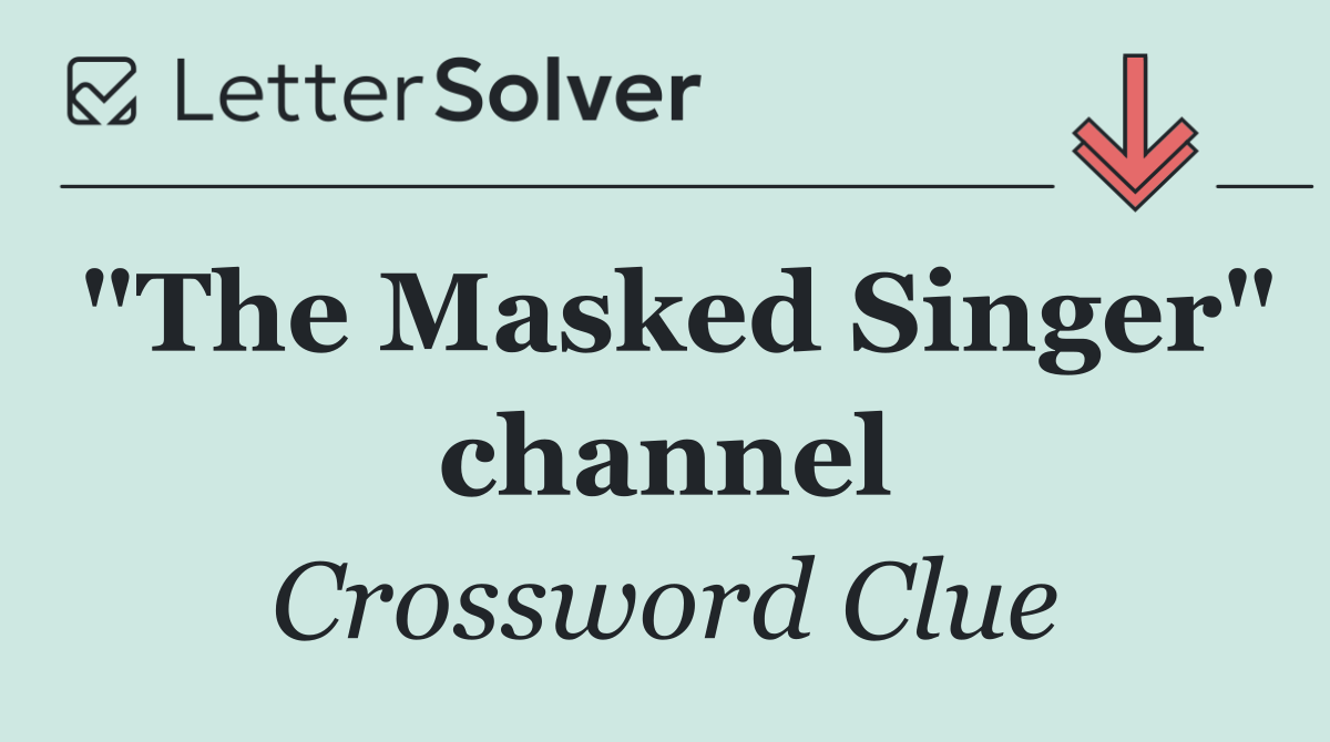 "The Masked Singer" channel