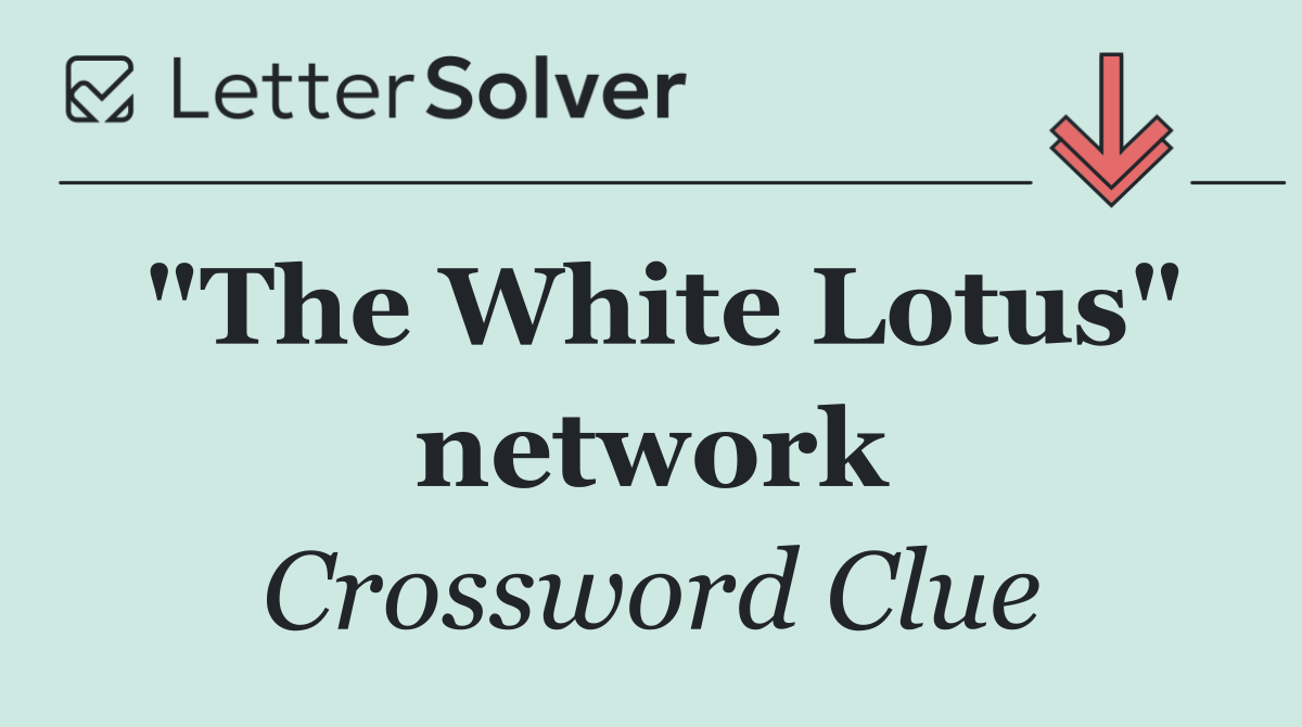 "The White Lotus" network