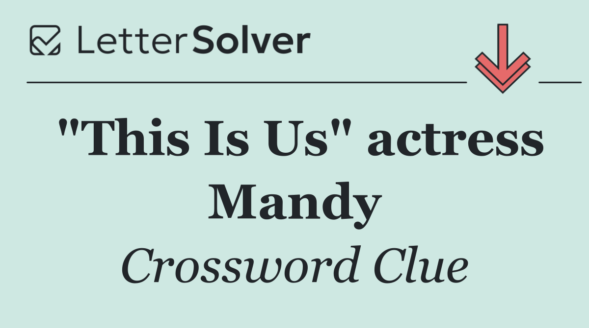 "This Is Us" actress Mandy