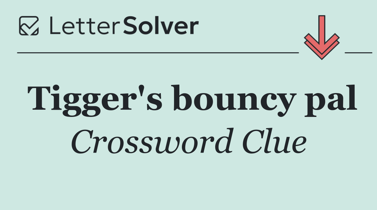 Tigger's bouncy pal