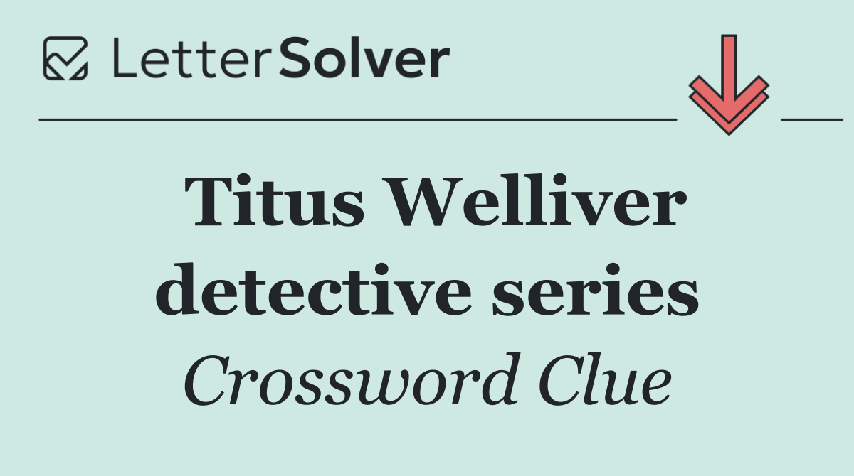 Titus Welliver detective series